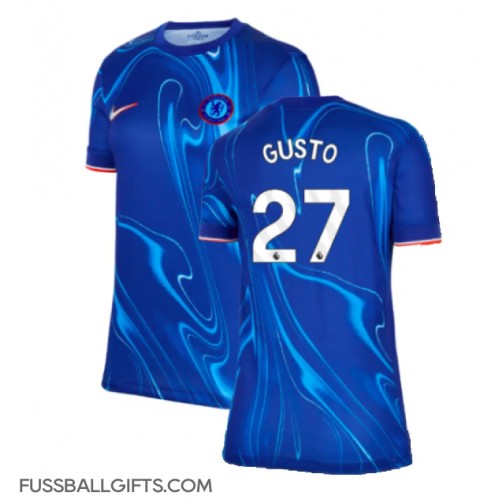 Chelsea Malo Gusto #27 Fußballbekleidung Heimtrikot Damen 2024-25 Kurzarm